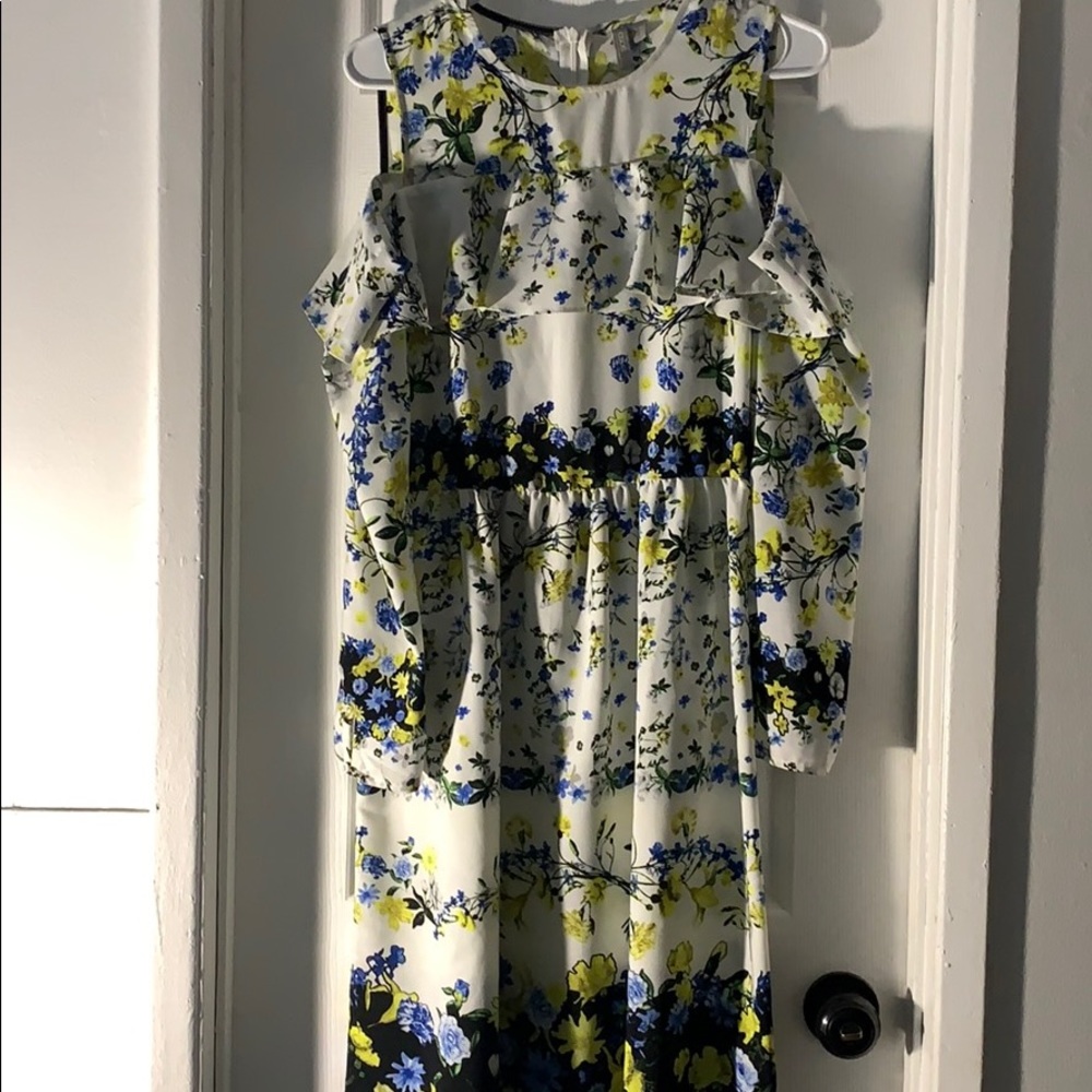 Long sleeve midi dress